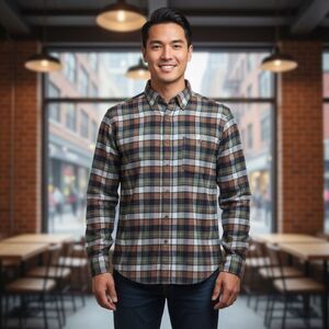 Men's Pendleton plaid Mason button up shirt size M fall winter casual outdoor